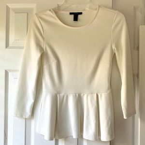 3/4 Sleeve Peplum blouse